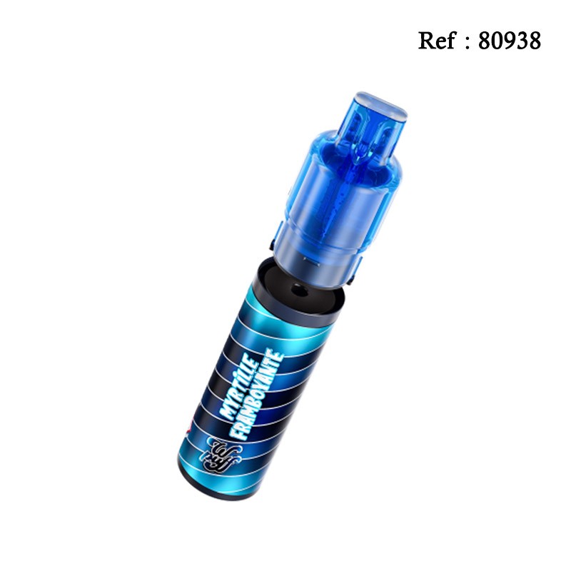15K Wpuff Fusion Liquideo + recharge Myrtille framboyante 20mg/mL - Jagsmoke