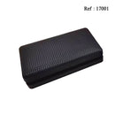 Cave de voyage noire avec hygromètre, humidificateur & coupe-cigares