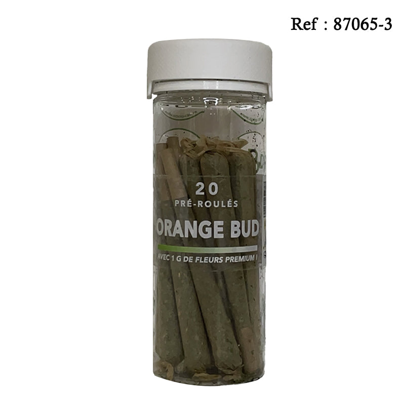 Cone Pré-roulé Beullywood 1 gr - Orange Bud, Pot de 20 cones - Jagsmoke