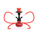 narguile Hana double tuyau 25cm rouge - jagsmoke
